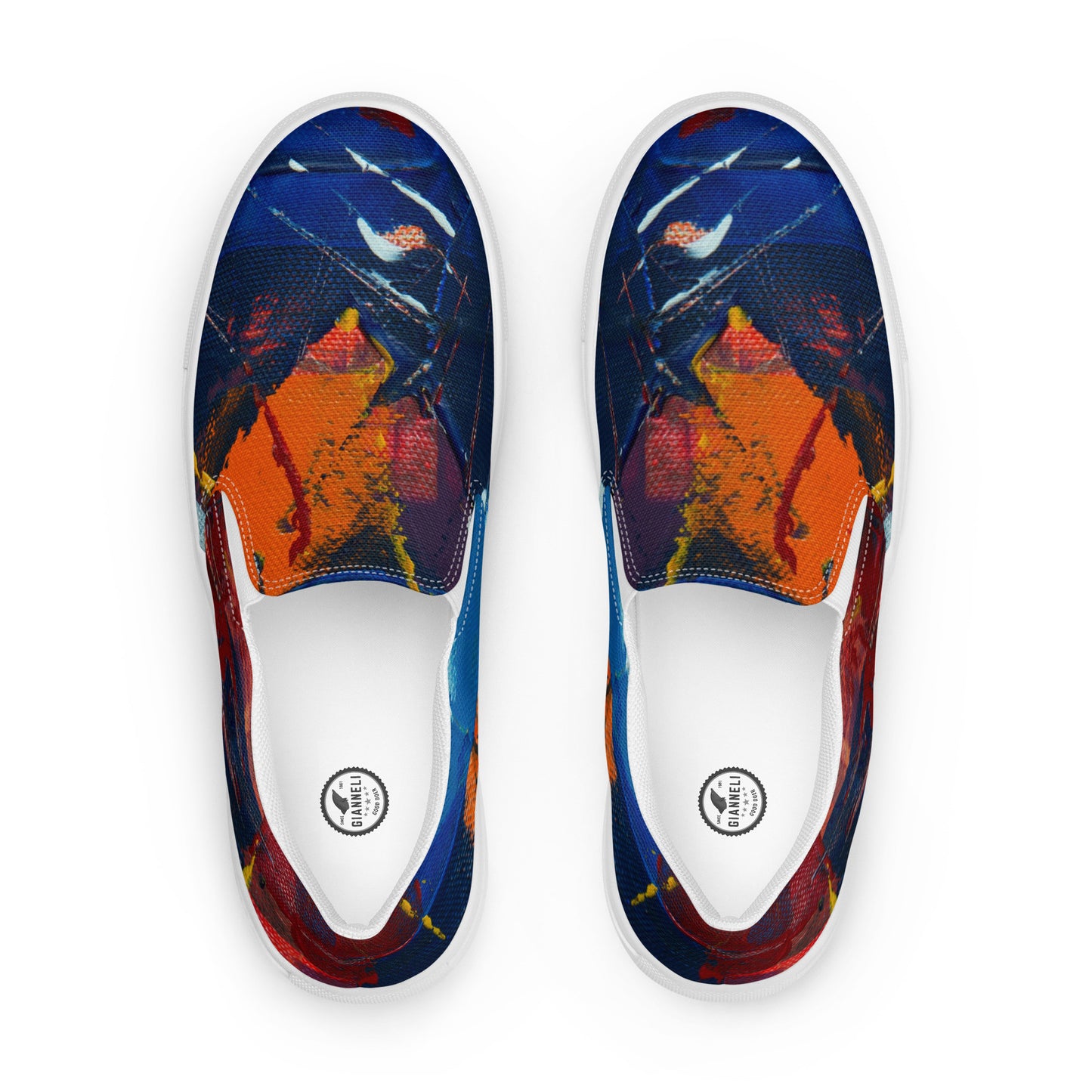 Gianneli Colours Men’s Slip-on Canvas Shoes