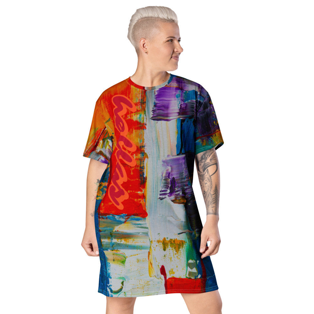 SUNSETS T-shirt Dress by Gianneli