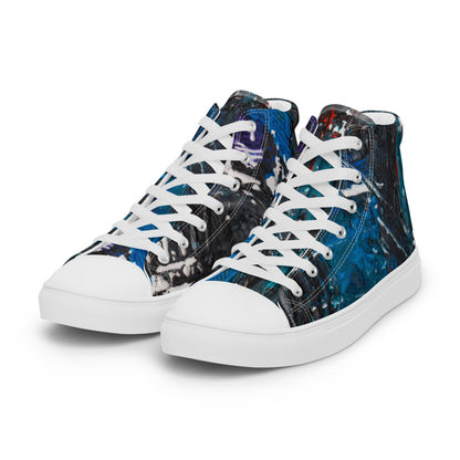 Gianneli Colours Handmade Men’s High Top Canvas Shoes