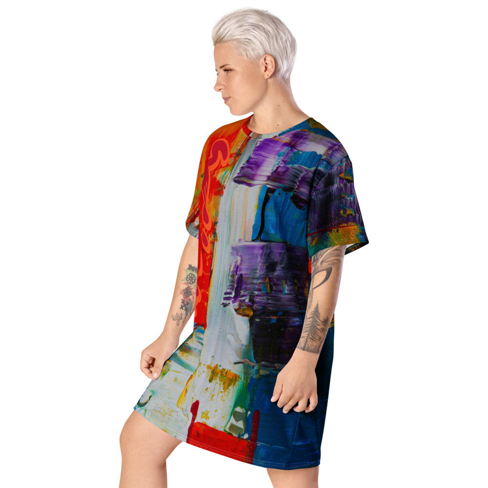 SUNSETS T-shirt Dress by Gianneli