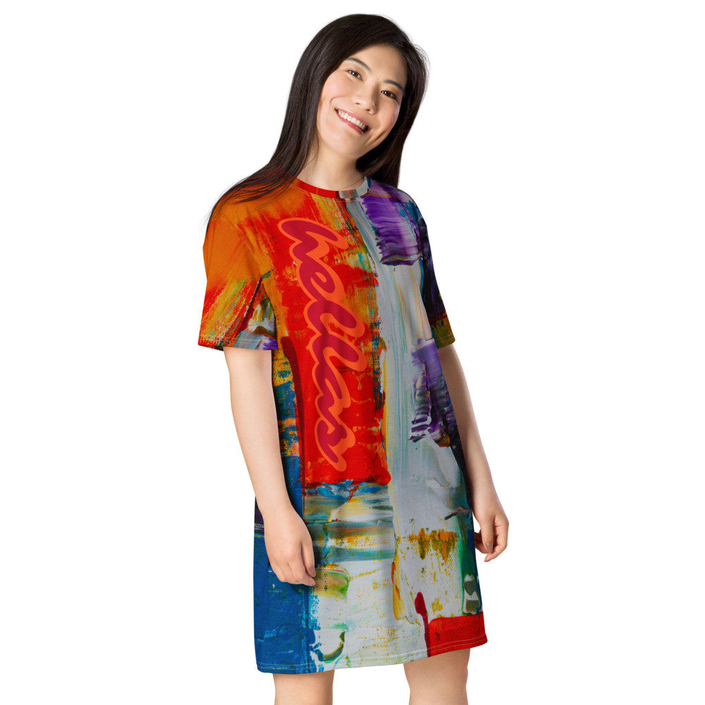 SUNSETS T-shirt Dress by Gianneli