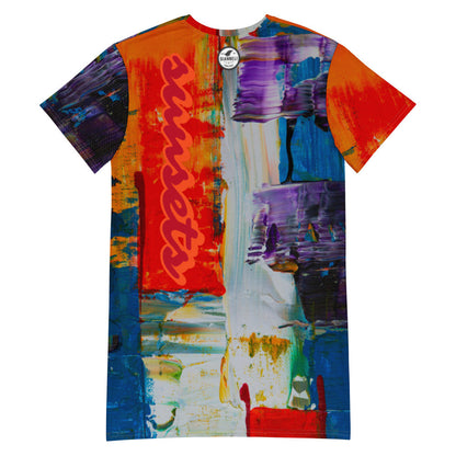 SUNSETS T-shirt Dress by Gianneli