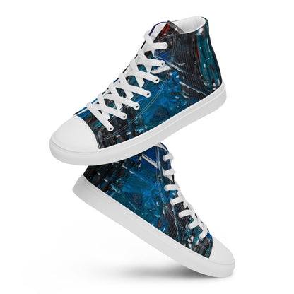 Gianneli Colours Handmade Men’s High Top Canvas Shoes
