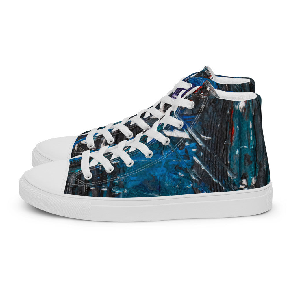 Gianneli Colours Handmade Men’s High Top Canvas Shoes