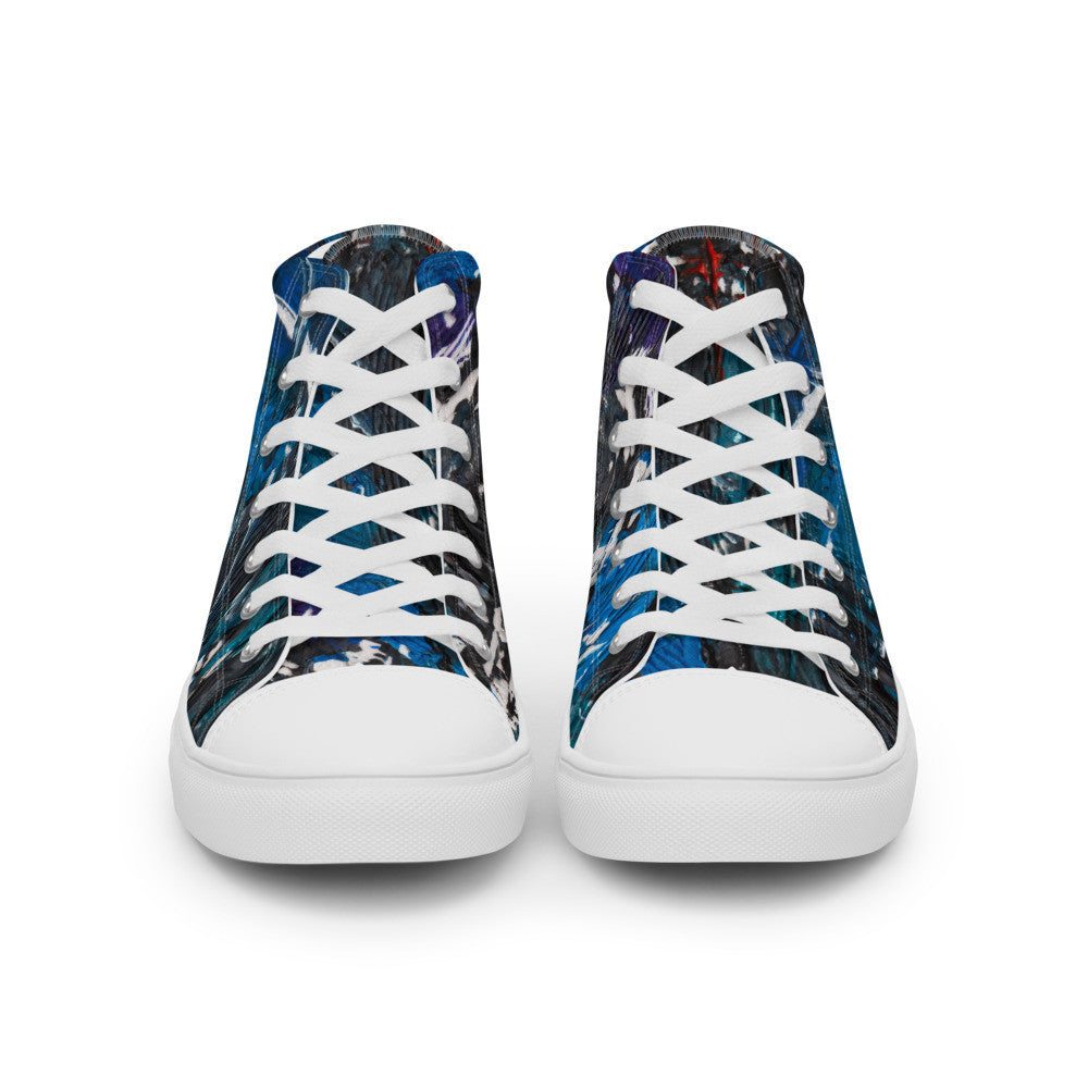 Gianneli Colours Handmade Men’s High Top Canvas Shoes