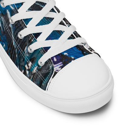 Gianneli Colours Handmade Men’s High Top Canvas Shoes